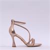 Una Healy Centrefold Rear Zip High Heel - Rose Gold